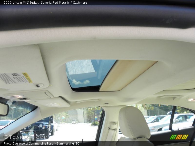 Sangria Red Metallic / Cashmere 2009 Lincoln MKS Sedan