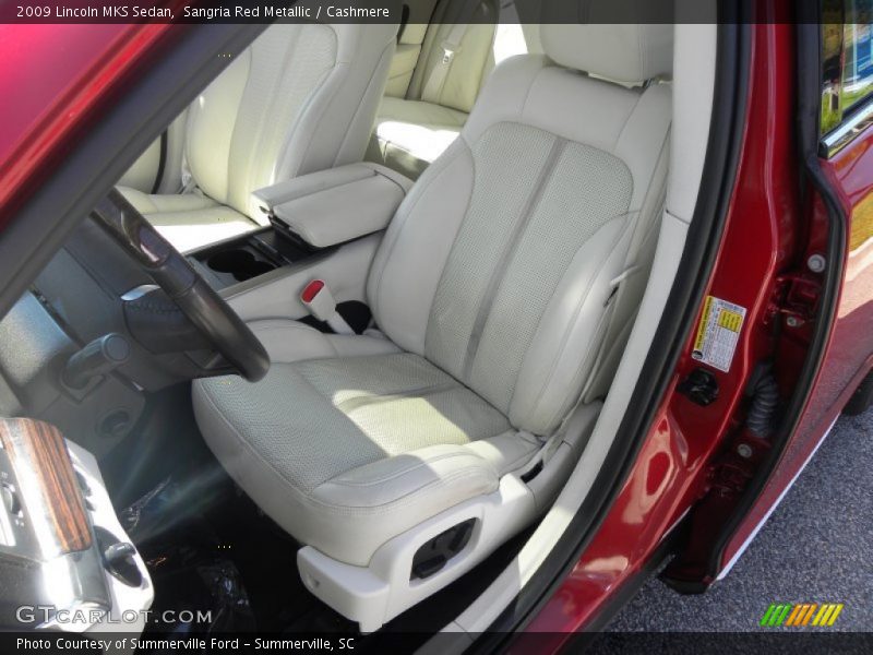 Sangria Red Metallic / Cashmere 2009 Lincoln MKS Sedan