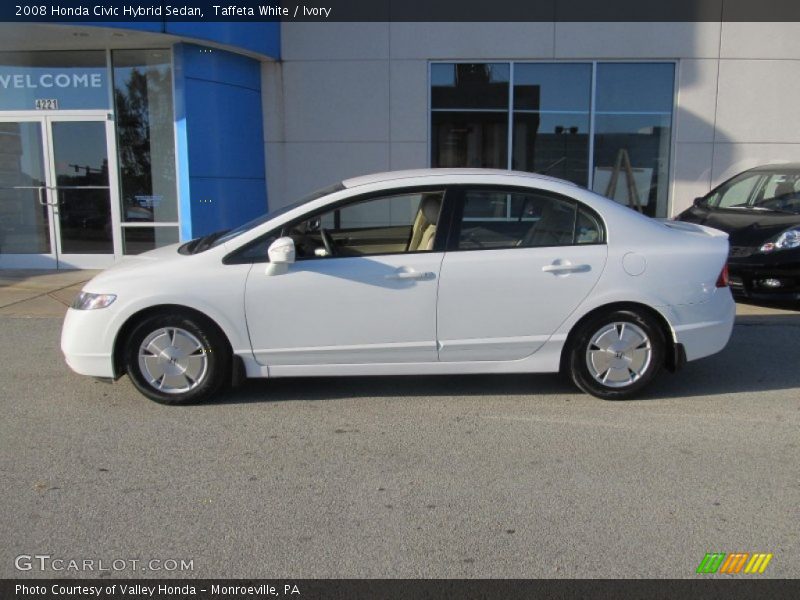 Taffeta White / Ivory 2008 Honda Civic Hybrid Sedan