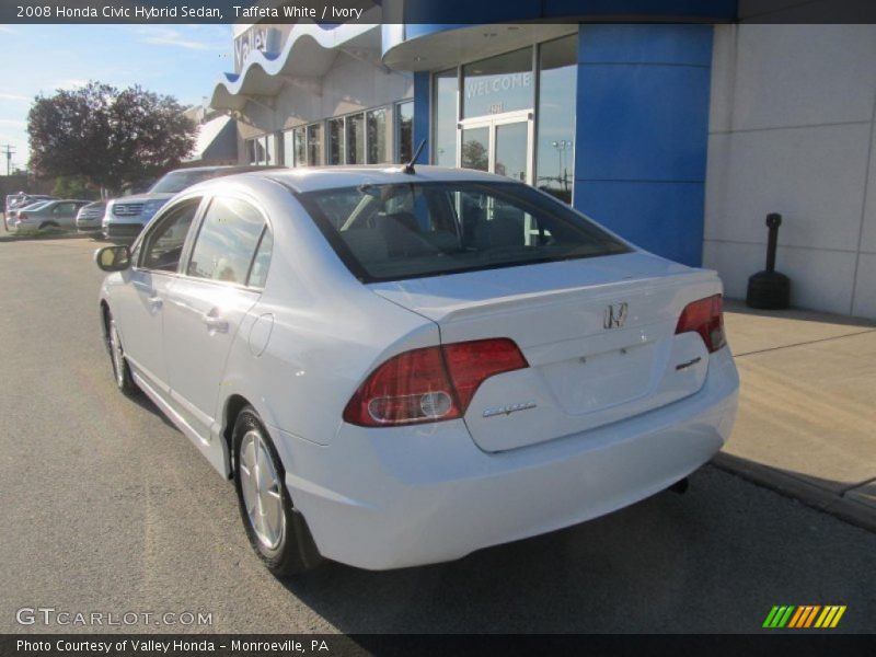 Taffeta White / Ivory 2008 Honda Civic Hybrid Sedan