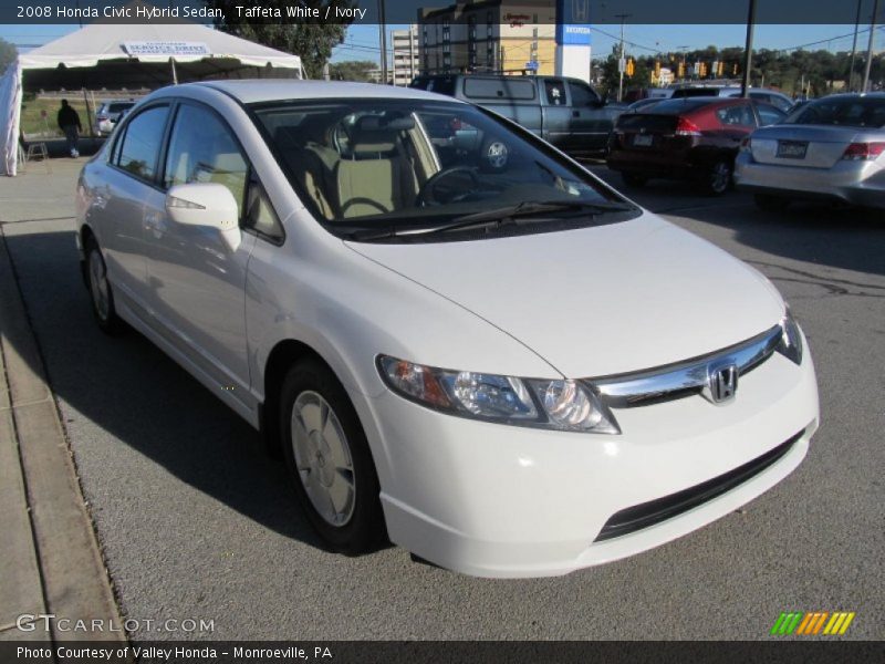 Taffeta White / Ivory 2008 Honda Civic Hybrid Sedan