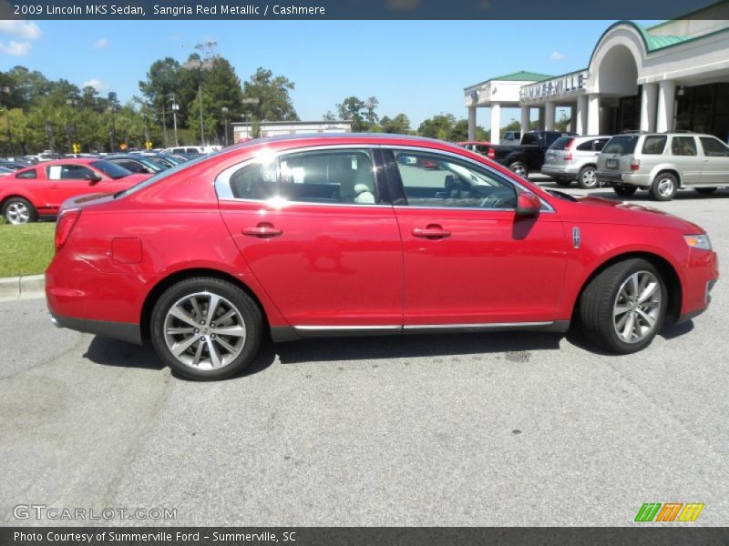 Sangria Red Metallic / Cashmere 2009 Lincoln MKS Sedan