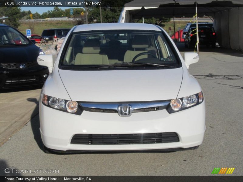 Taffeta White / Ivory 2008 Honda Civic Hybrid Sedan