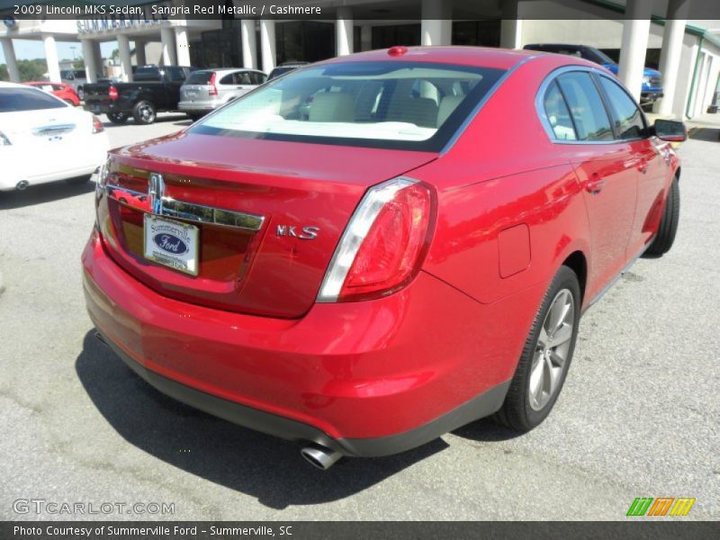 Sangria Red Metallic / Cashmere 2009 Lincoln MKS Sedan