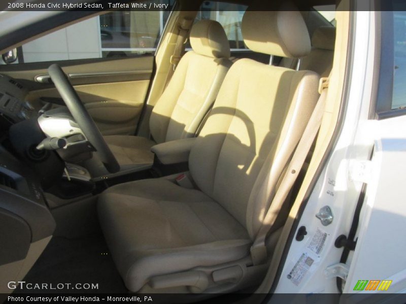Taffeta White / Ivory 2008 Honda Civic Hybrid Sedan