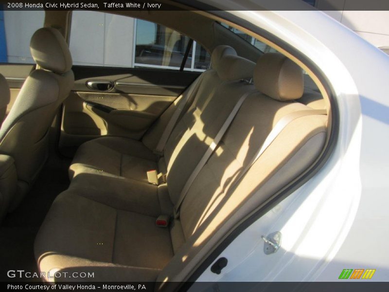Taffeta White / Ivory 2008 Honda Civic Hybrid Sedan