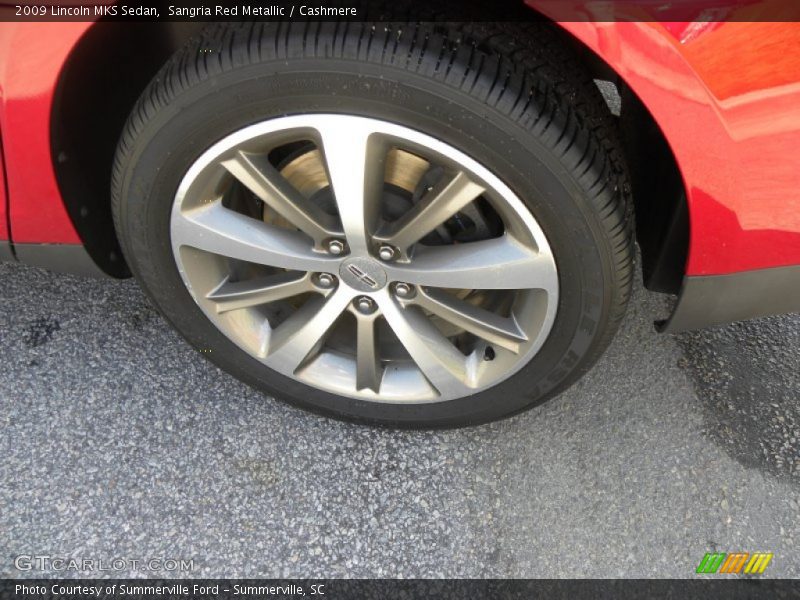 Sangria Red Metallic / Cashmere 2009 Lincoln MKS Sedan