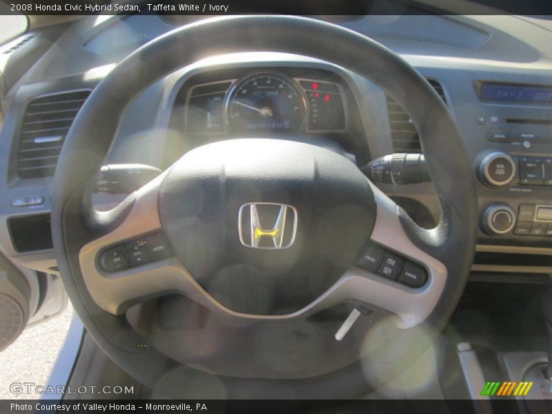 Taffeta White / Ivory 2008 Honda Civic Hybrid Sedan