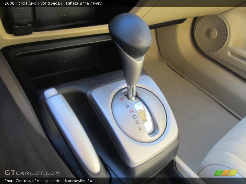 Taffeta White / Ivory 2008 Honda Civic Hybrid Sedan