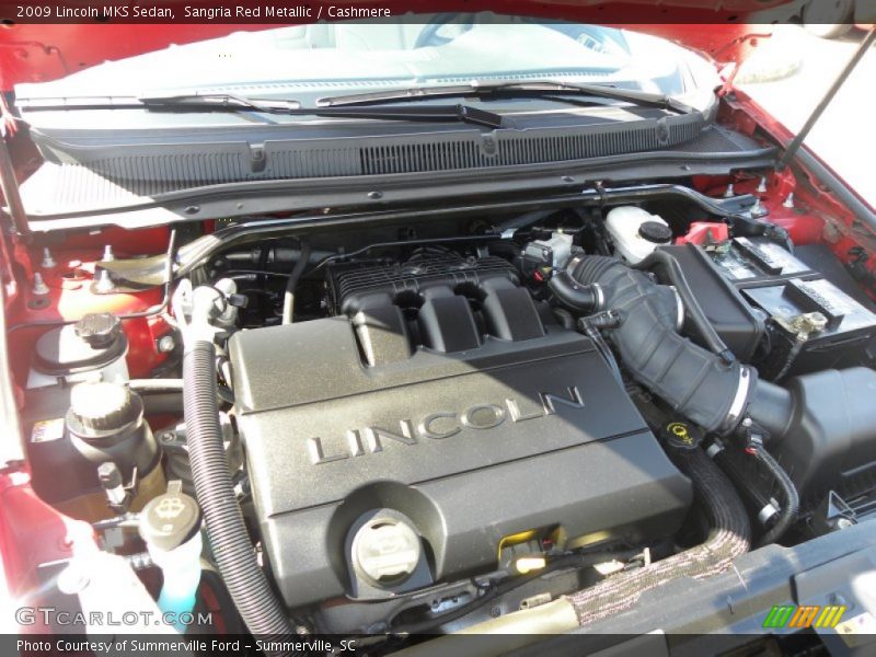 Sangria Red Metallic / Cashmere 2009 Lincoln MKS Sedan