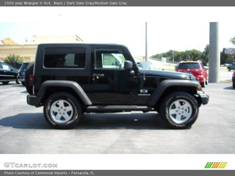 Black / Dark Slate Gray/Medium Slate Gray 2009 Jeep Wrangler X 4x4