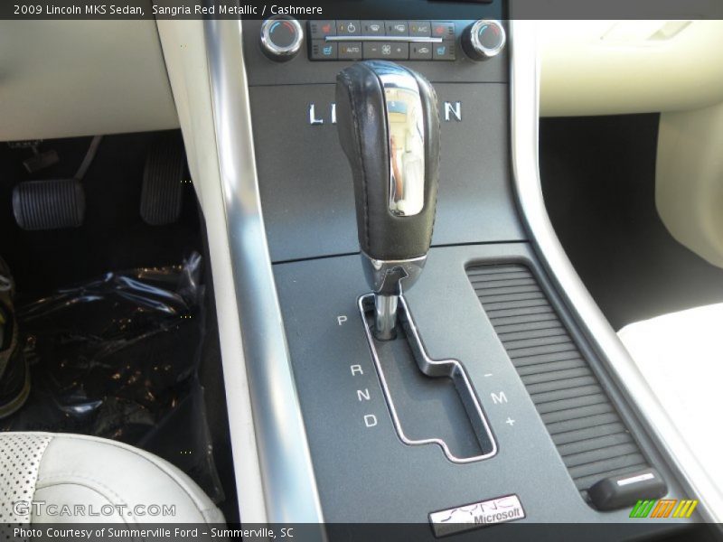 Sangria Red Metallic / Cashmere 2009 Lincoln MKS Sedan