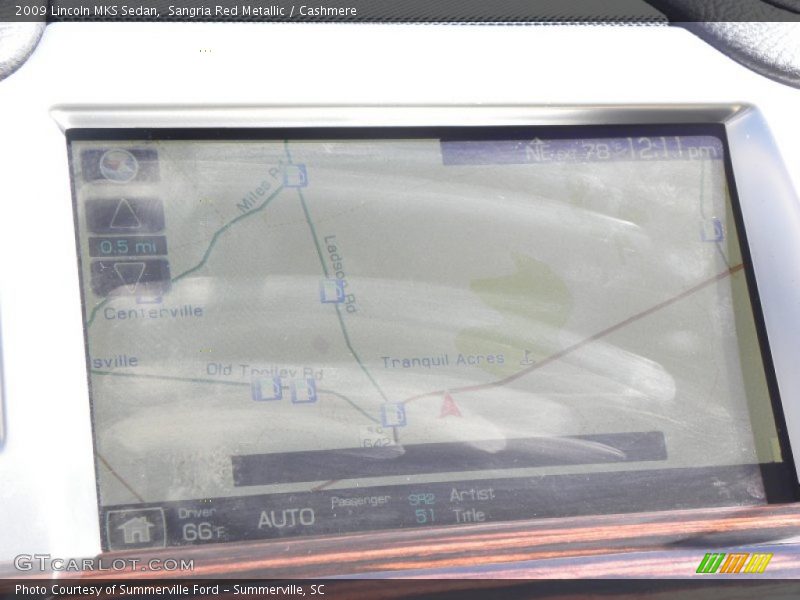 Sangria Red Metallic / Cashmere 2009 Lincoln MKS Sedan
