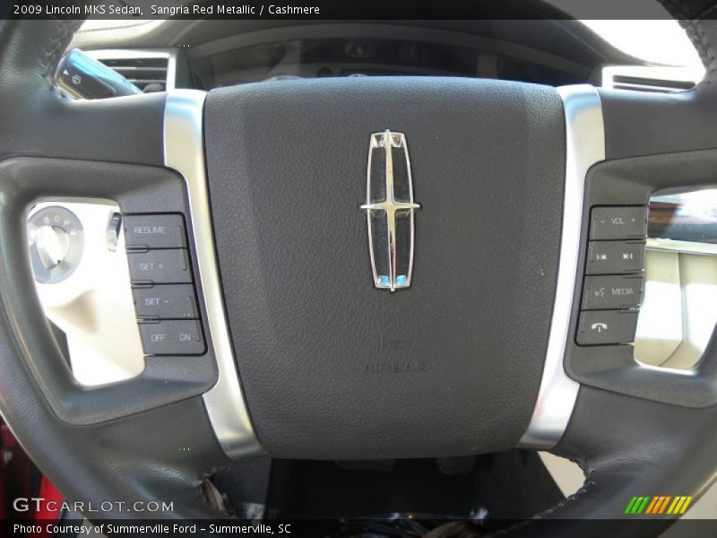 Sangria Red Metallic / Cashmere 2009 Lincoln MKS Sedan