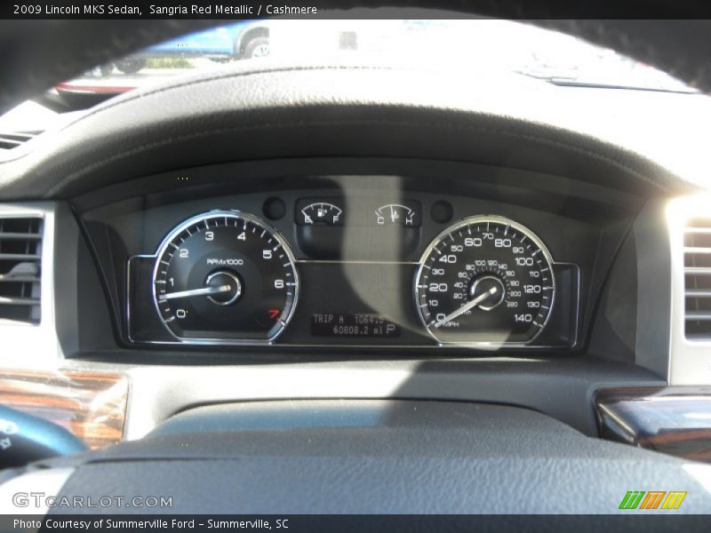 Sangria Red Metallic / Cashmere 2009 Lincoln MKS Sedan