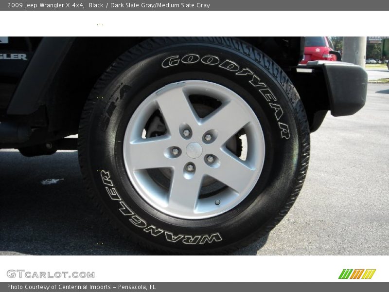 Black / Dark Slate Gray/Medium Slate Gray 2009 Jeep Wrangler X 4x4