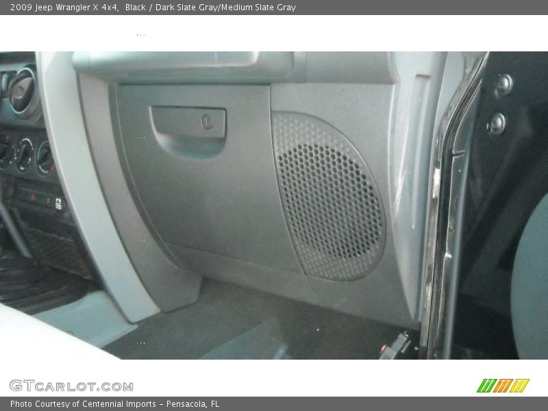Black / Dark Slate Gray/Medium Slate Gray 2009 Jeep Wrangler X 4x4