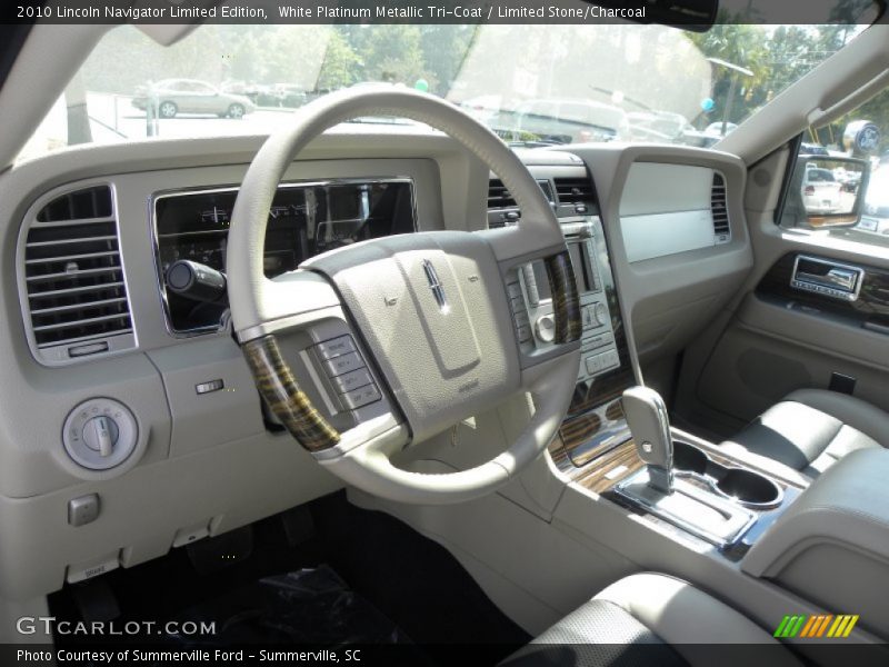 White Platinum Metallic Tri-Coat / Limited Stone/Charcoal 2010 Lincoln Navigator Limited Edition