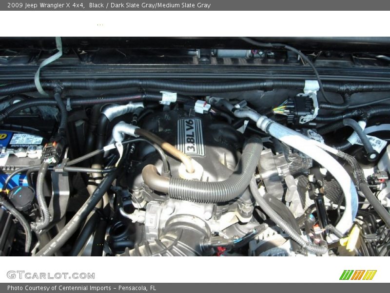 Black / Dark Slate Gray/Medium Slate Gray 2009 Jeep Wrangler X 4x4