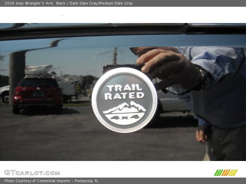 Black / Dark Slate Gray/Medium Slate Gray 2009 Jeep Wrangler X 4x4