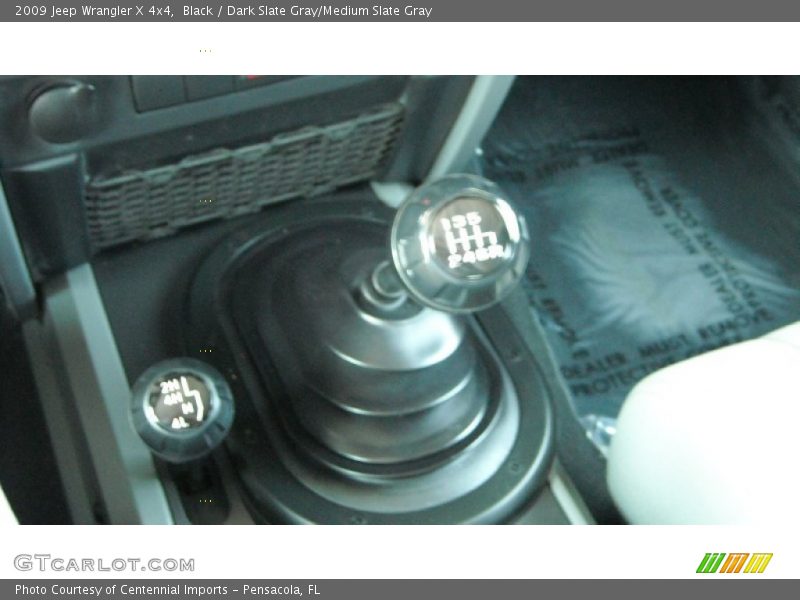 Black / Dark Slate Gray/Medium Slate Gray 2009 Jeep Wrangler X 4x4