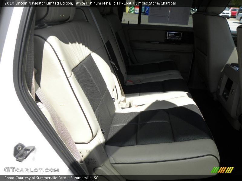 White Platinum Metallic Tri-Coat / Limited Stone/Charcoal 2010 Lincoln Navigator Limited Edition