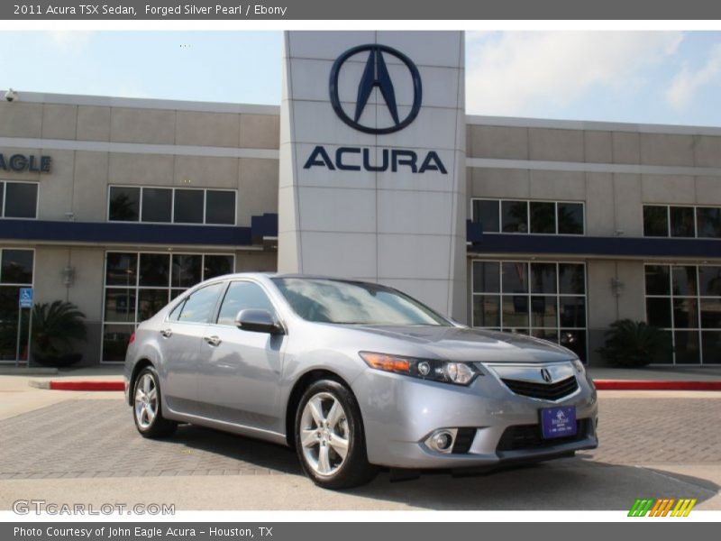 Forged Silver Pearl / Ebony 2011 Acura TSX Sedan