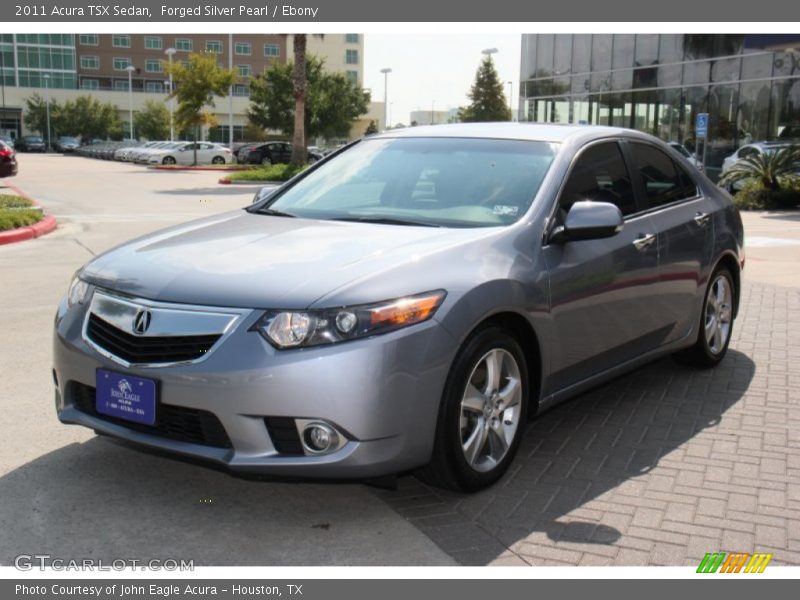 Forged Silver Pearl / Ebony 2011 Acura TSX Sedan