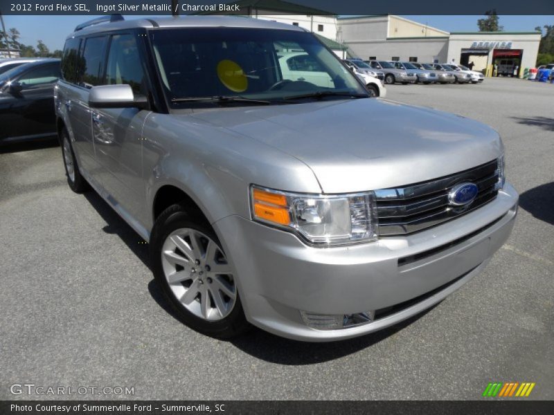 Ingot Silver Metallic / Charcoal Black 2012 Ford Flex SEL