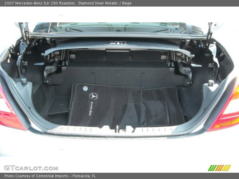 Diamond Silver Metallic / Beige 2007 Mercedes-Benz SLK 280 Roadster