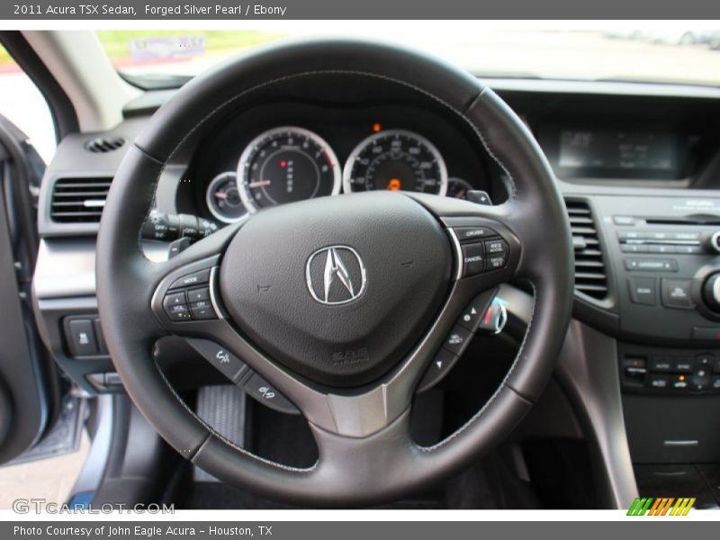 Forged Silver Pearl / Ebony 2011 Acura TSX Sedan