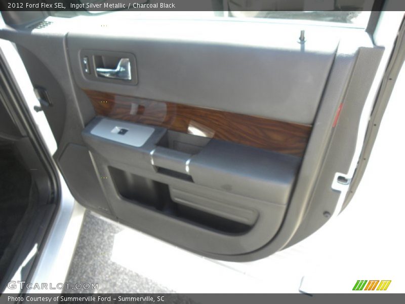Ingot Silver Metallic / Charcoal Black 2012 Ford Flex SEL