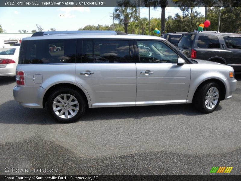 Ingot Silver Metallic / Charcoal Black 2012 Ford Flex SEL