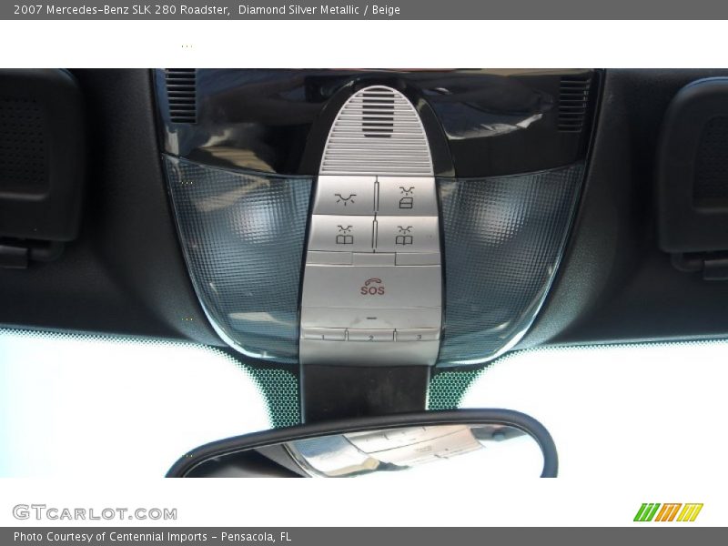 Diamond Silver Metallic / Beige 2007 Mercedes-Benz SLK 280 Roadster