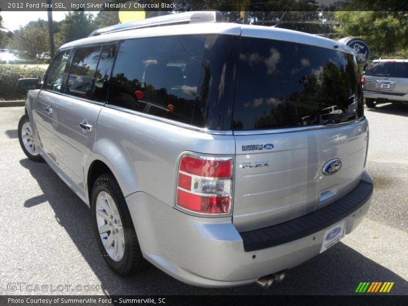 Ingot Silver Metallic / Charcoal Black 2012 Ford Flex SEL