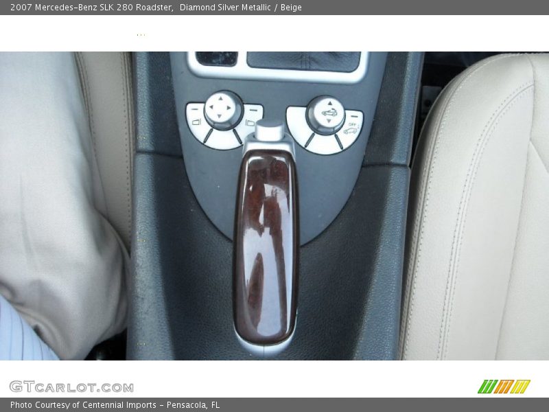 Diamond Silver Metallic / Beige 2007 Mercedes-Benz SLK 280 Roadster