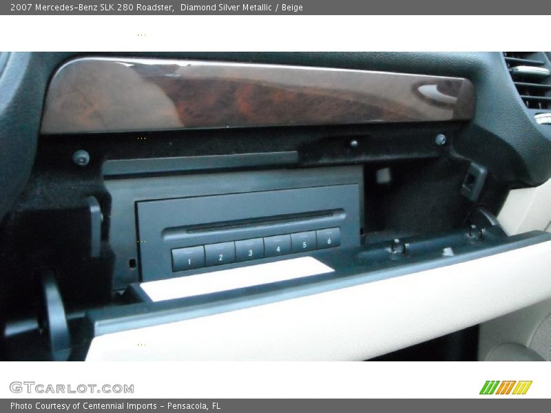 Diamond Silver Metallic / Beige 2007 Mercedes-Benz SLK 280 Roadster