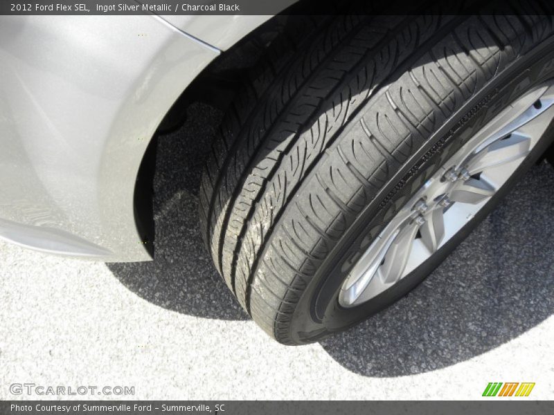 Ingot Silver Metallic / Charcoal Black 2012 Ford Flex SEL