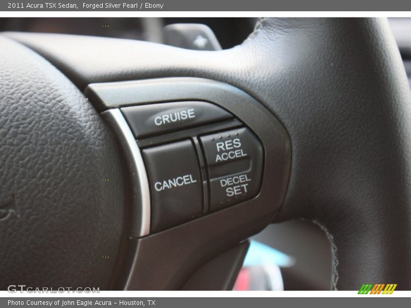 Forged Silver Pearl / Ebony 2011 Acura TSX Sedan