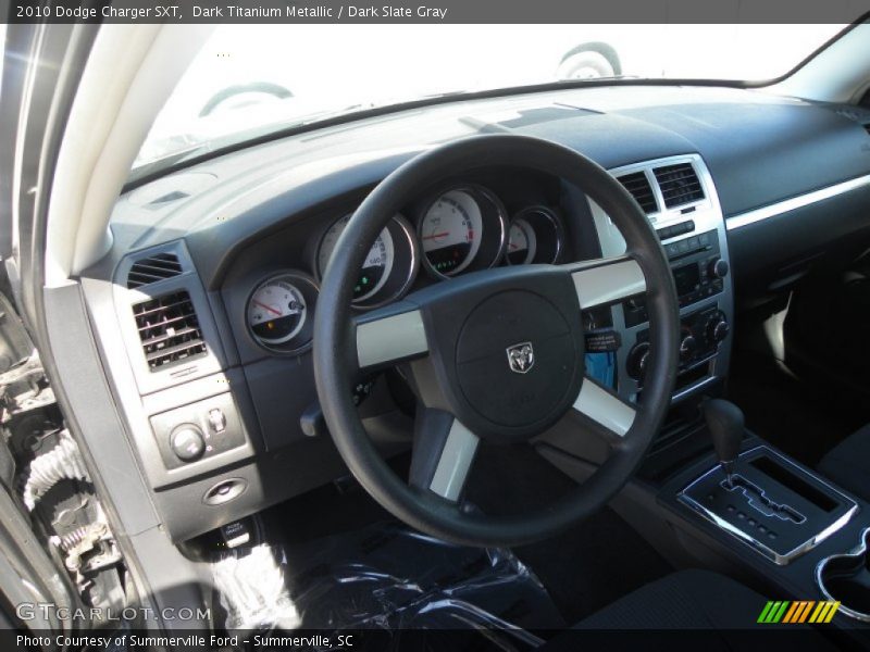 Dark Titanium Metallic / Dark Slate Gray 2010 Dodge Charger SXT
