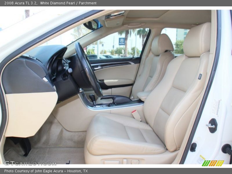 White Diamond Pearl / Parchment 2008 Acura TL 3.2