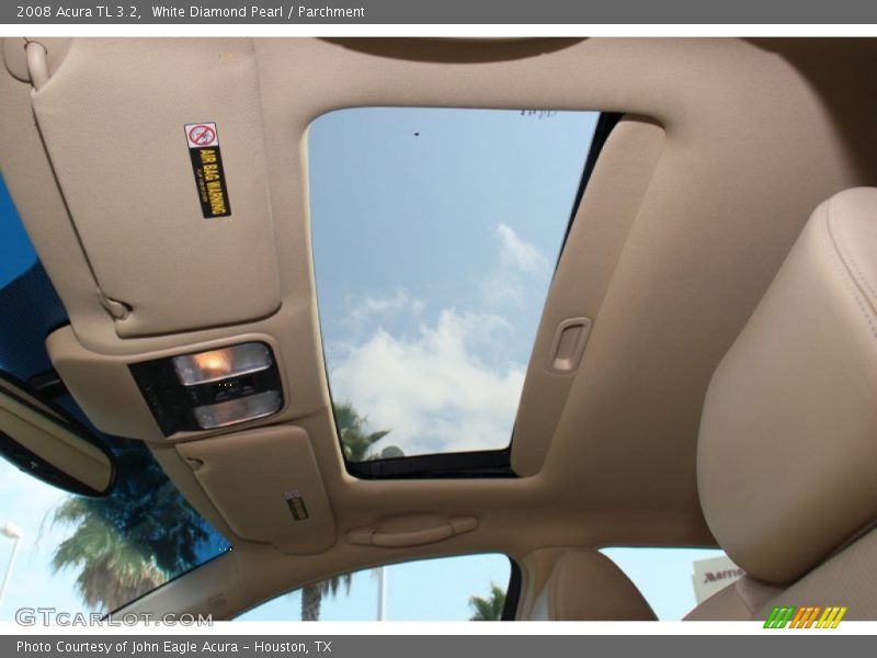 White Diamond Pearl / Parchment 2008 Acura TL 3.2