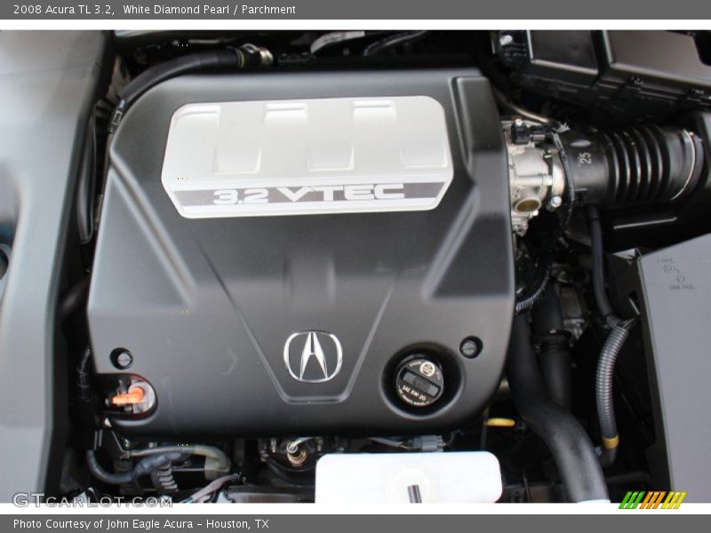 White Diamond Pearl / Parchment 2008 Acura TL 3.2