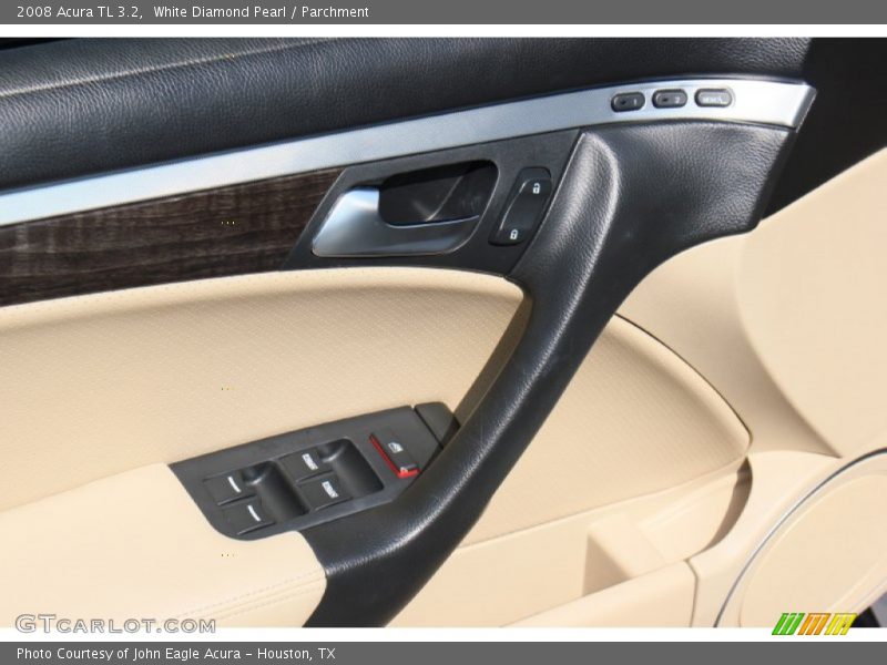 White Diamond Pearl / Parchment 2008 Acura TL 3.2