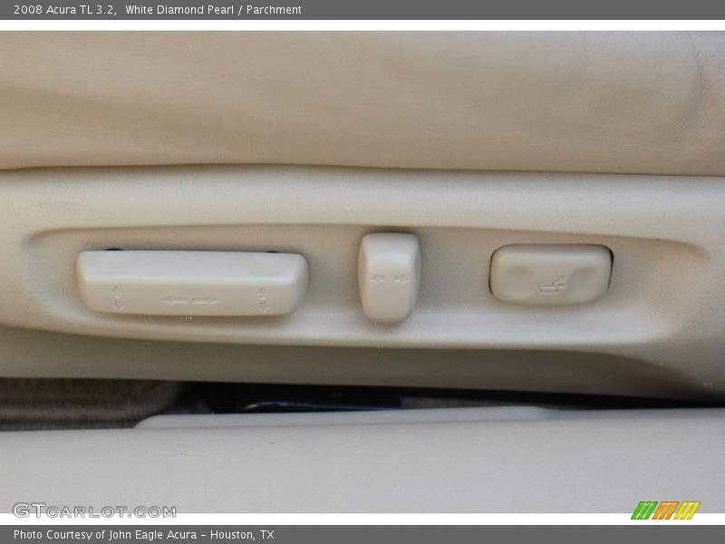 White Diamond Pearl / Parchment 2008 Acura TL 3.2