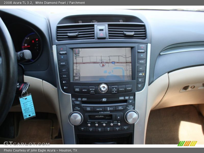 White Diamond Pearl / Parchment 2008 Acura TL 3.2