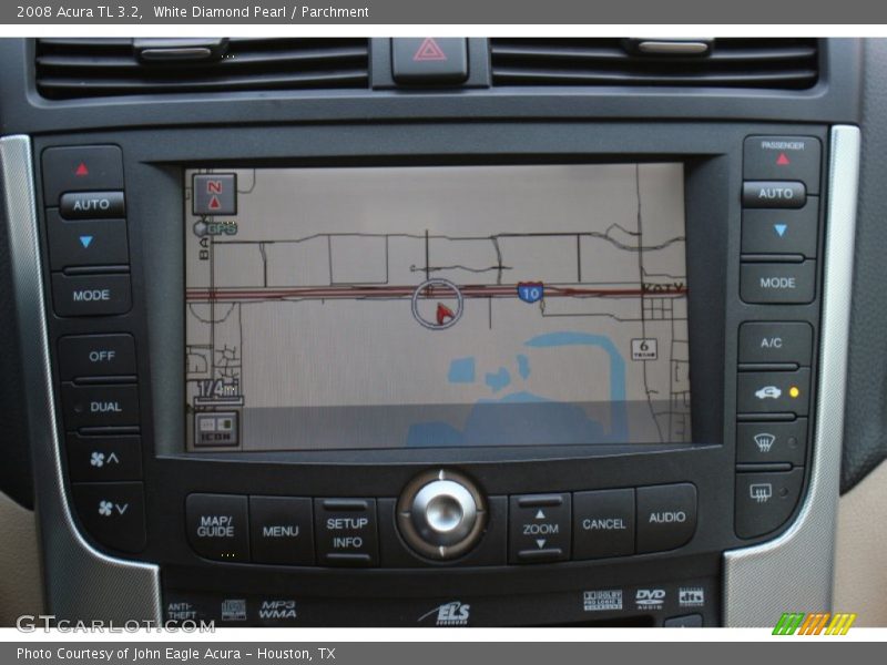 White Diamond Pearl / Parchment 2008 Acura TL 3.2