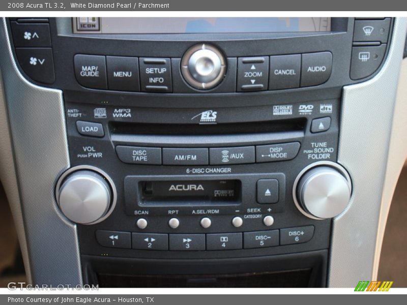 White Diamond Pearl / Parchment 2008 Acura TL 3.2