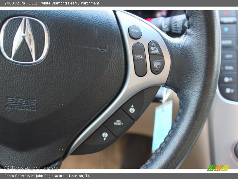 White Diamond Pearl / Parchment 2008 Acura TL 3.2