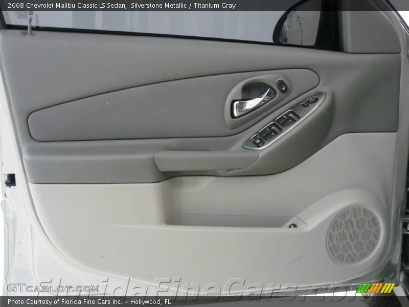 Silverstone Metallic / Titanium Gray 2008 Chevrolet Malibu Classic LS Sedan